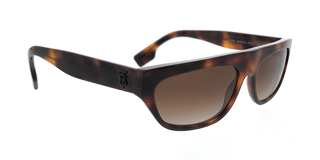 Burberry Light Havana Rectangular 0BE4301 331613 Sunglasses