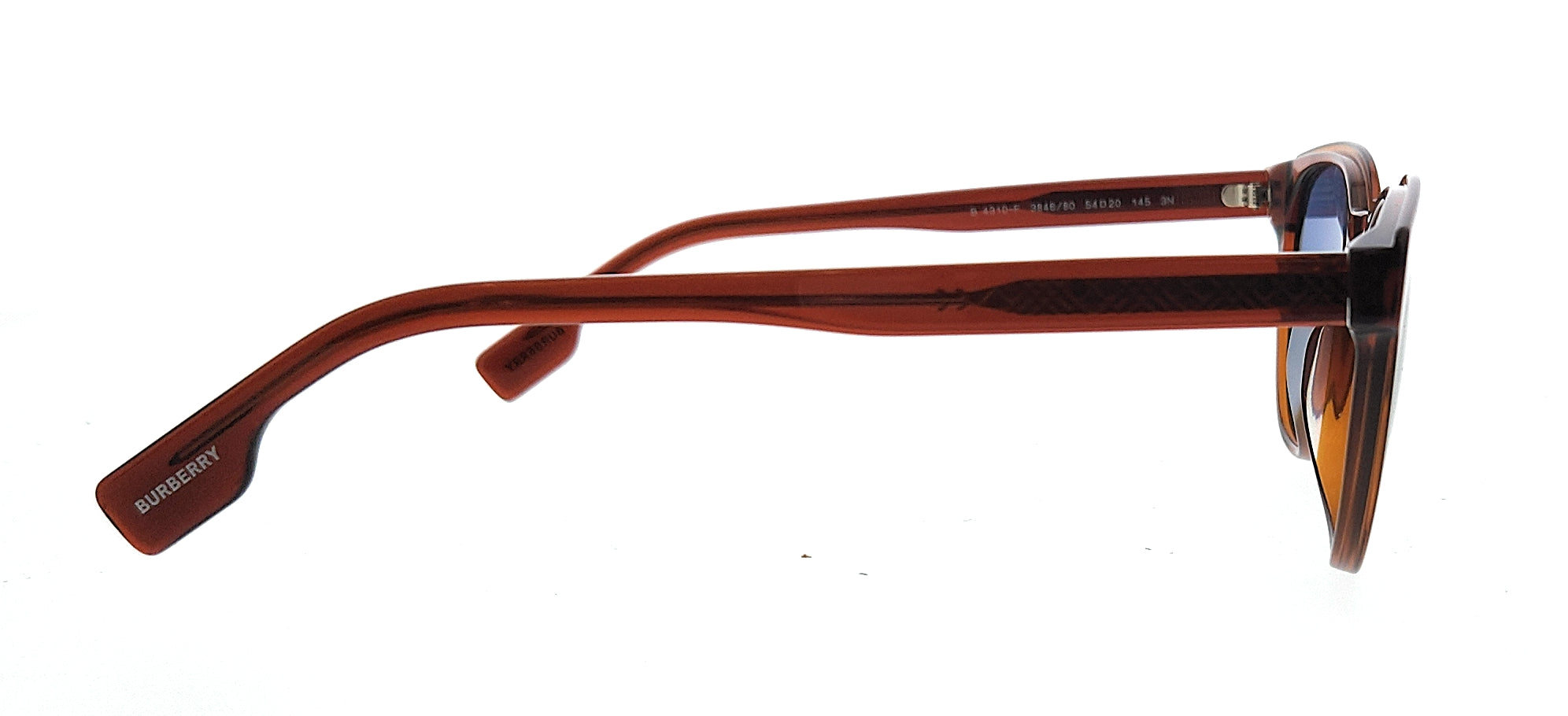 Burberry Transparent Brown Round 0BE4310F 384680 Sunglasses