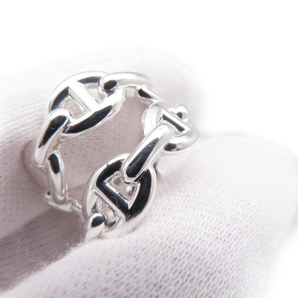 HERMES Chaine d'Ancre Double Row Ring Size 50/#10 SV925