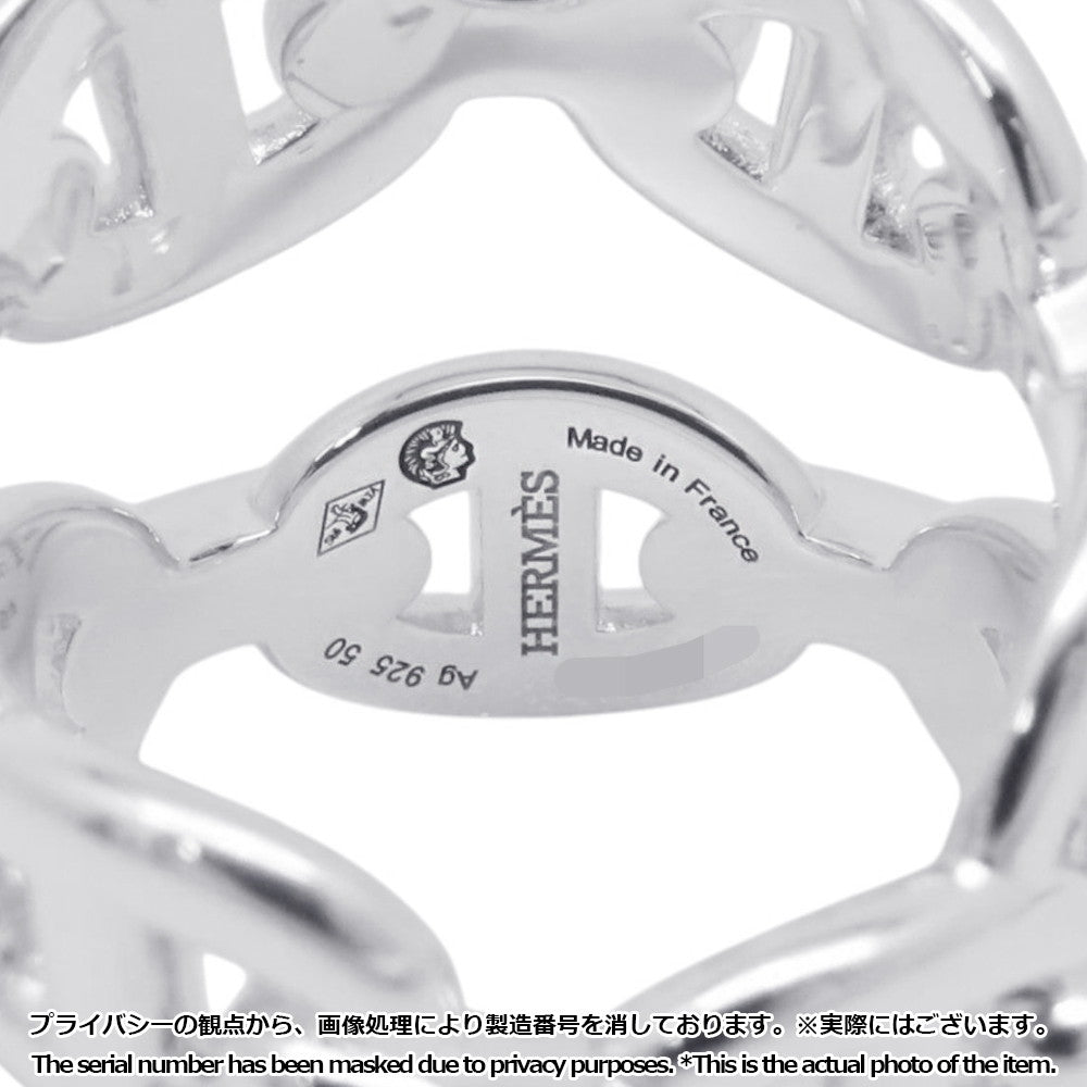 HERMES Chaine d'Ancre Double Row Ring Size 50/#10 SV925