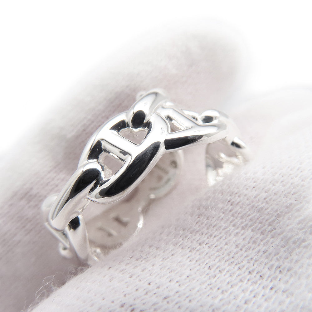 HERMES Chaine d'Ancre Double Row Ring Size 53/#13 SV925
