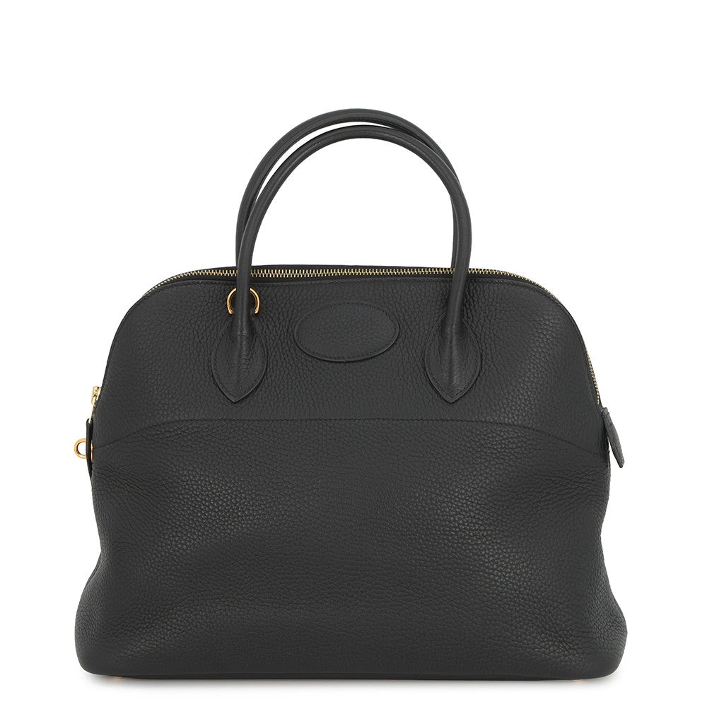 HERMES Bolide Black Taurillon Clemence Size 35