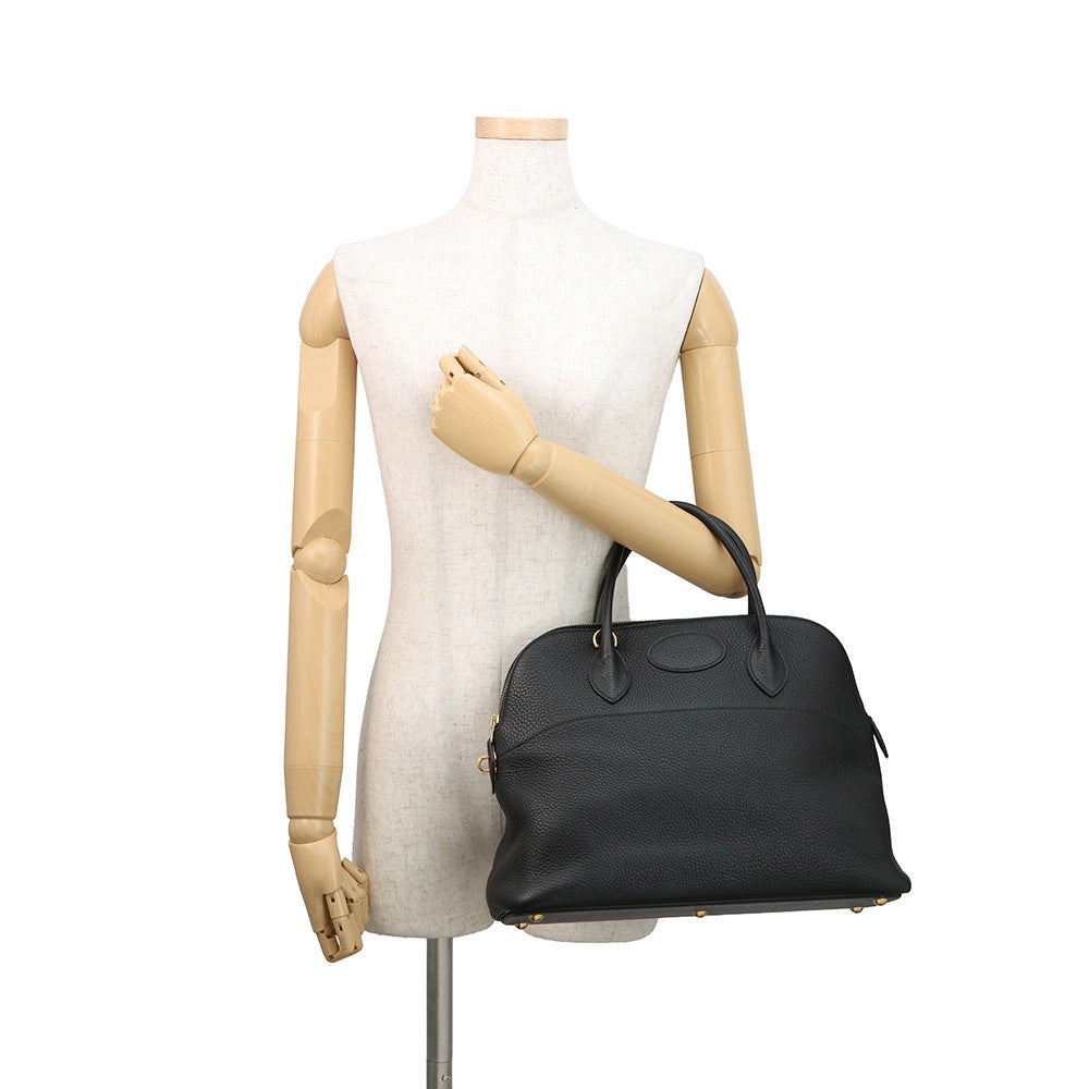 HERMES Bolide Black Taurillon Clemence Size 35