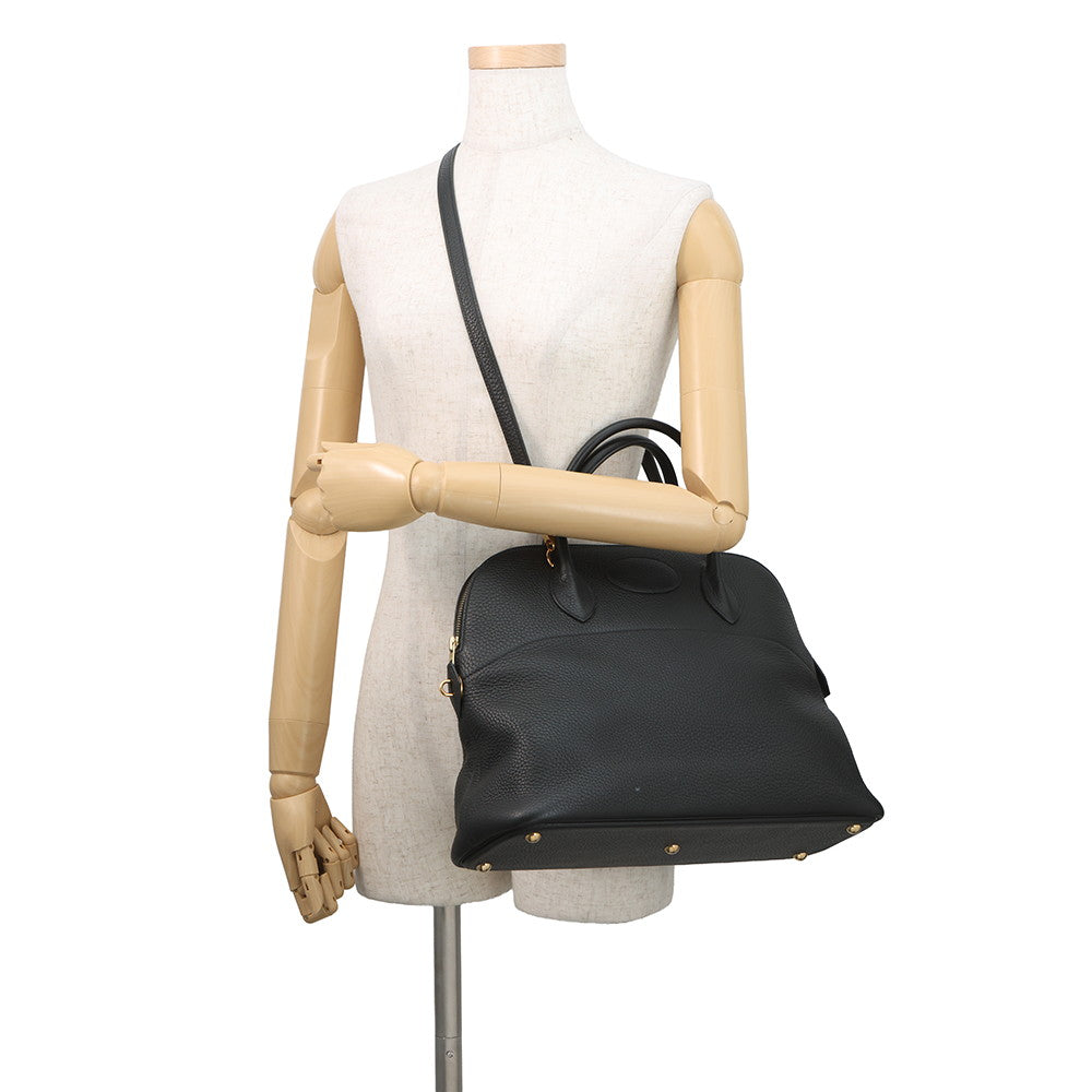 HERMES Bolide Black Taurillon Clemence Size 35