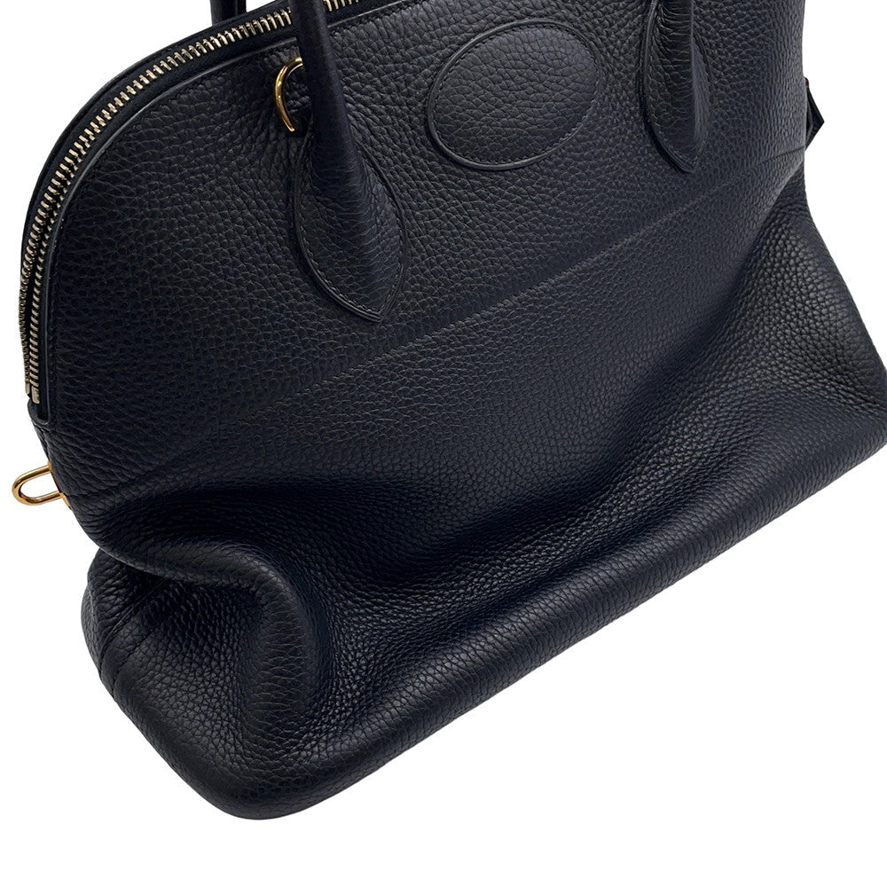 HERMES Bolide Black Taurillon Clemence Size 35