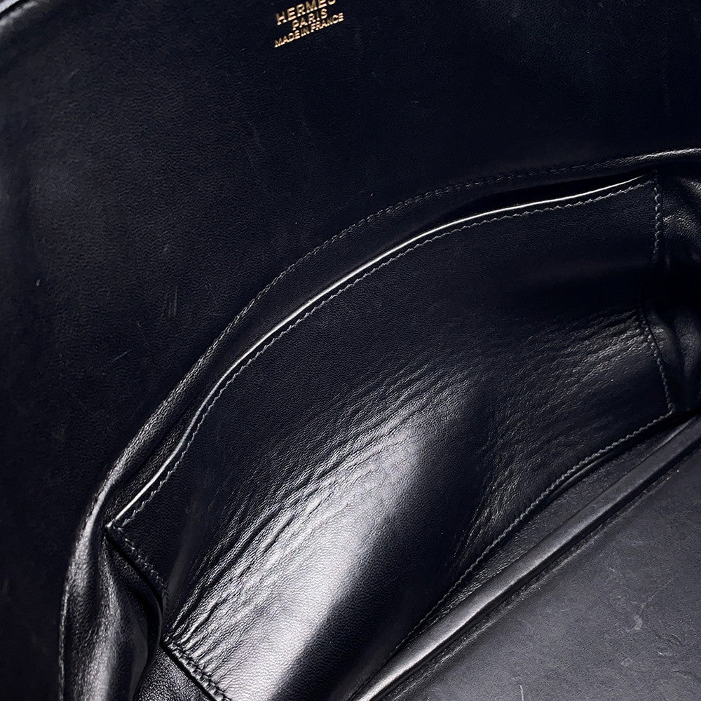 HERMES Bolide Black Taurillon Clemence Size 35