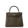 HERMES Kelly Retourne Vertroden Togo Leather Size 25