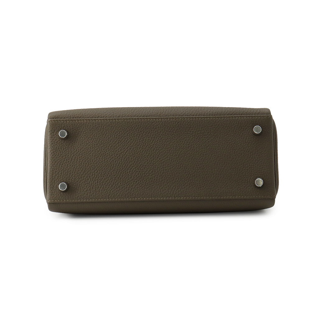 HERMES Kelly Retourne Vertroden Togo Leather Size 25