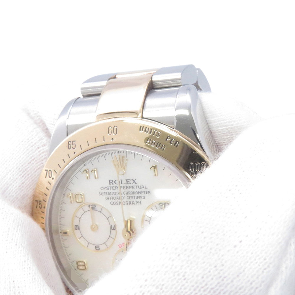 ROLEX Cosmograph Daytona W40mm Stainless Steel K18YG White Shell Dial116523