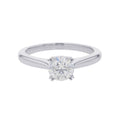 HARRY WINSTON Round Cut Solitaire Ring Size Approximately 8th Pt950