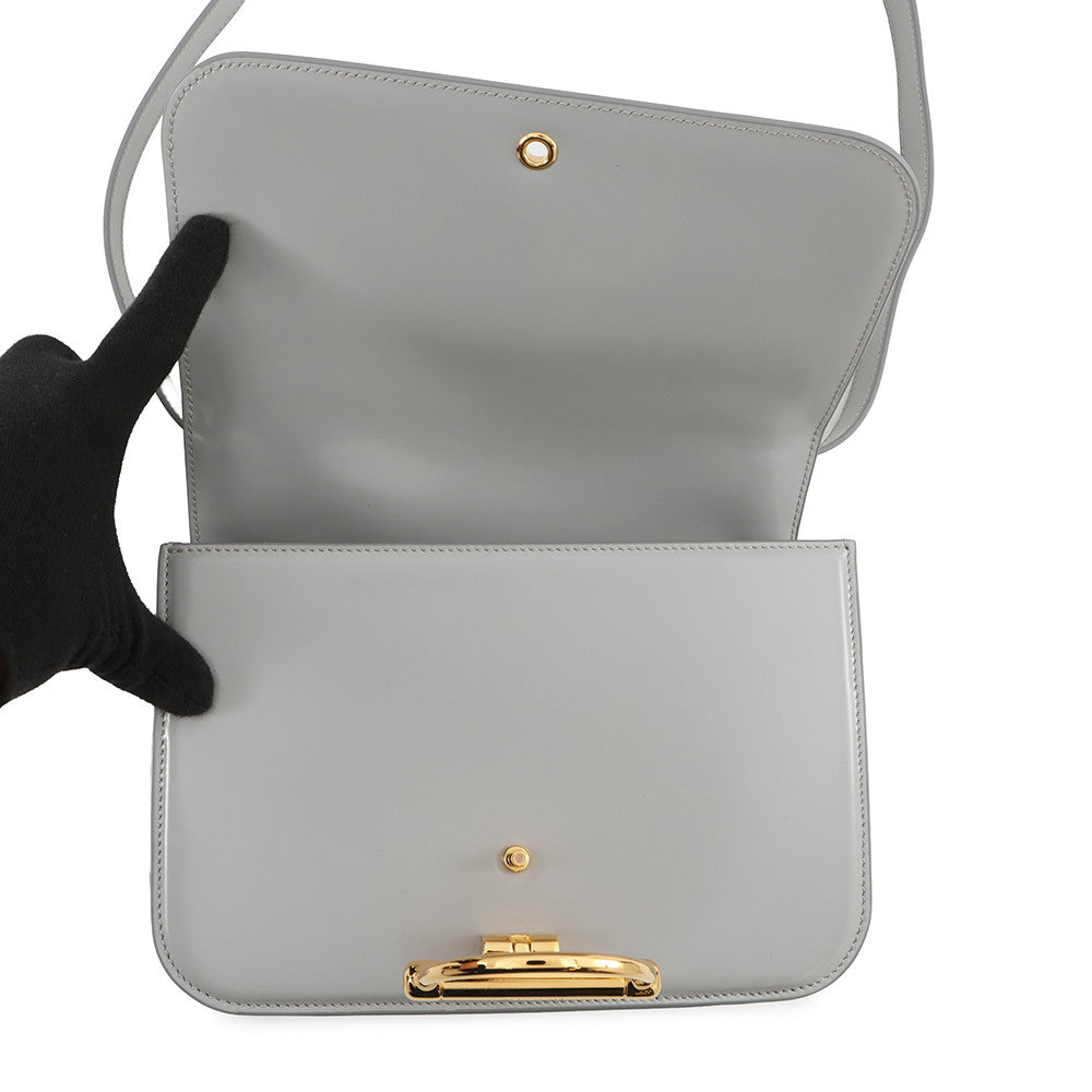 GUCCI Siena Shoulder Bag Gray846705 Leather
