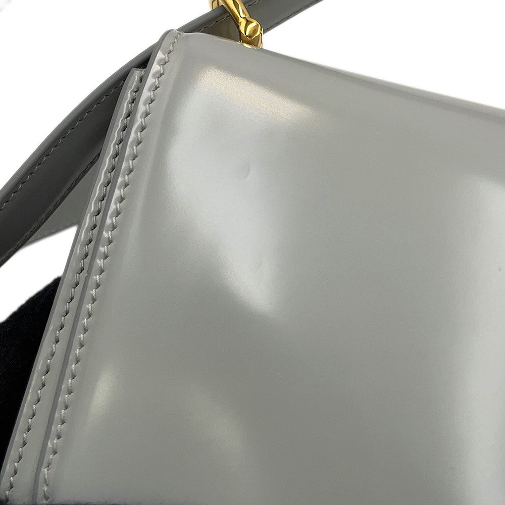 GUCCI Siena Shoulder Bag Gray846705 Leather