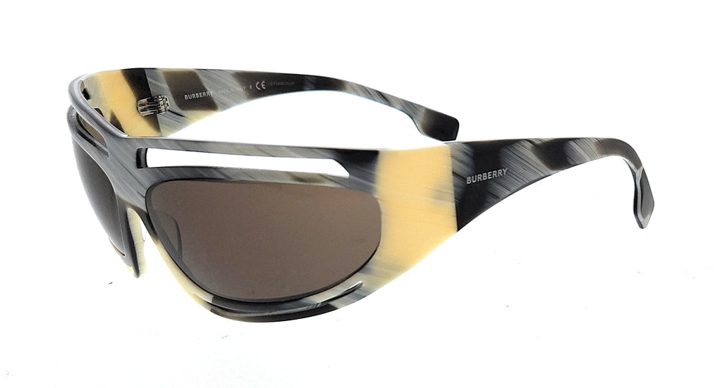Burberry Brown / Beige Horn Cateye 0BE4342 393773 Sunglasses