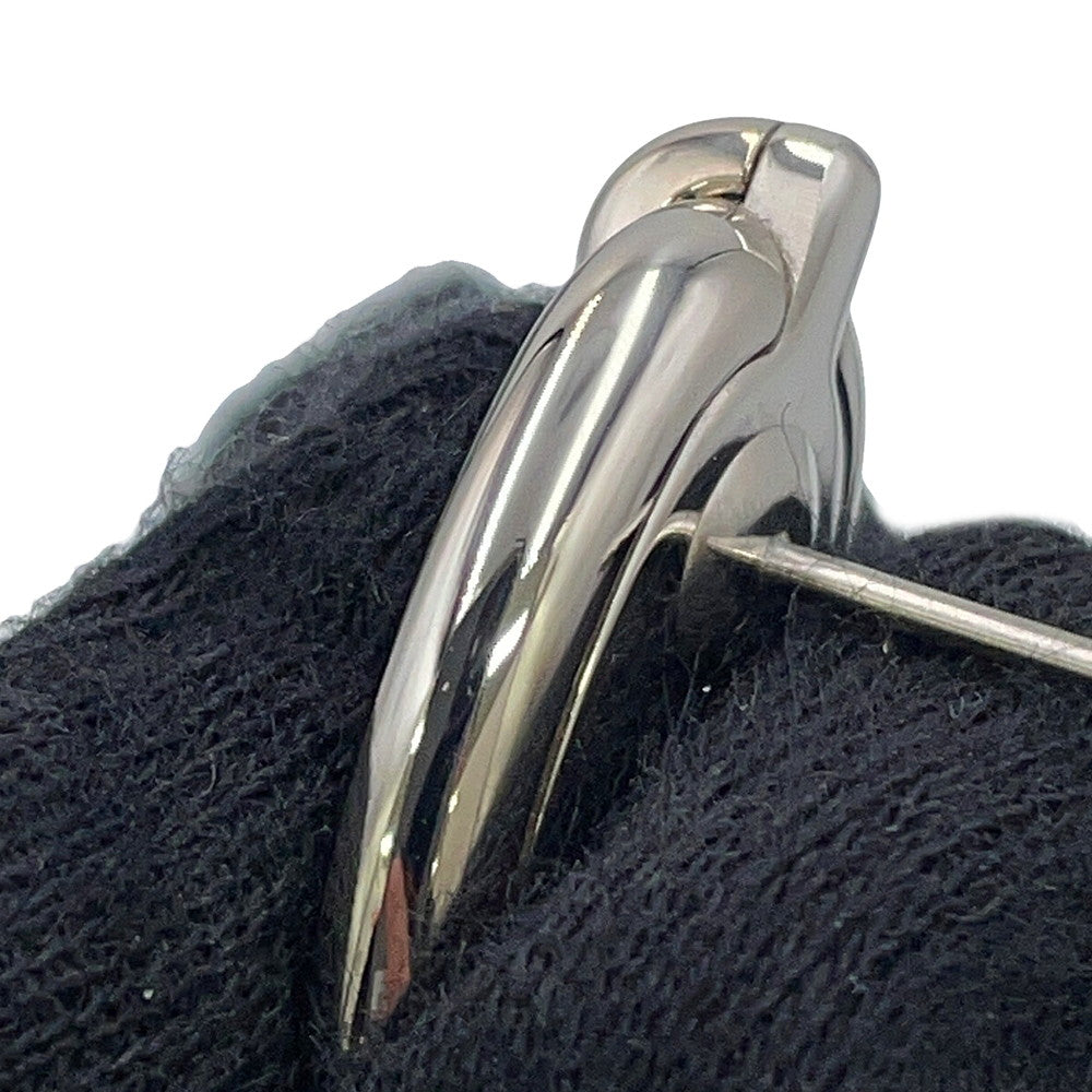 HERMES Mini Maillon Black Enamel Metal