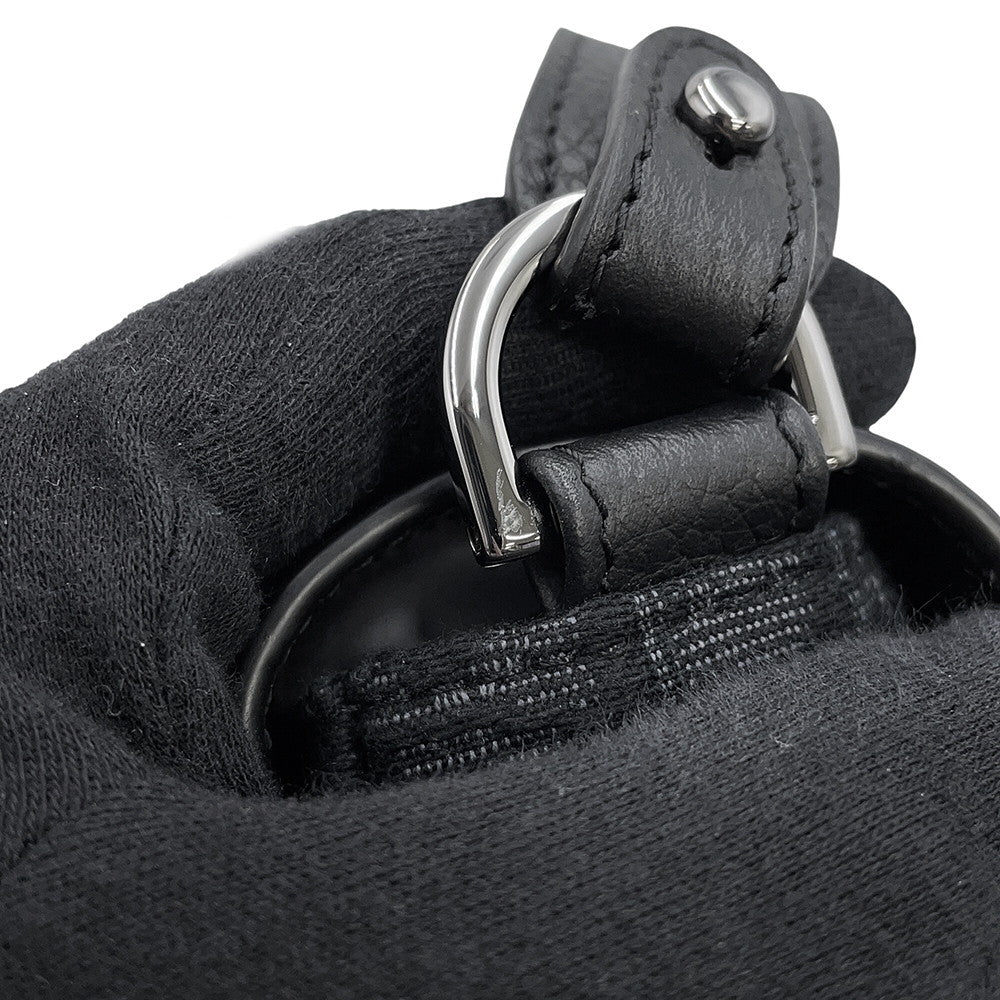 Dior Oblique Saddle Flap Messenger Bag Black2ADCA435YKS_H03E Canvas Calf Leather Size Mini