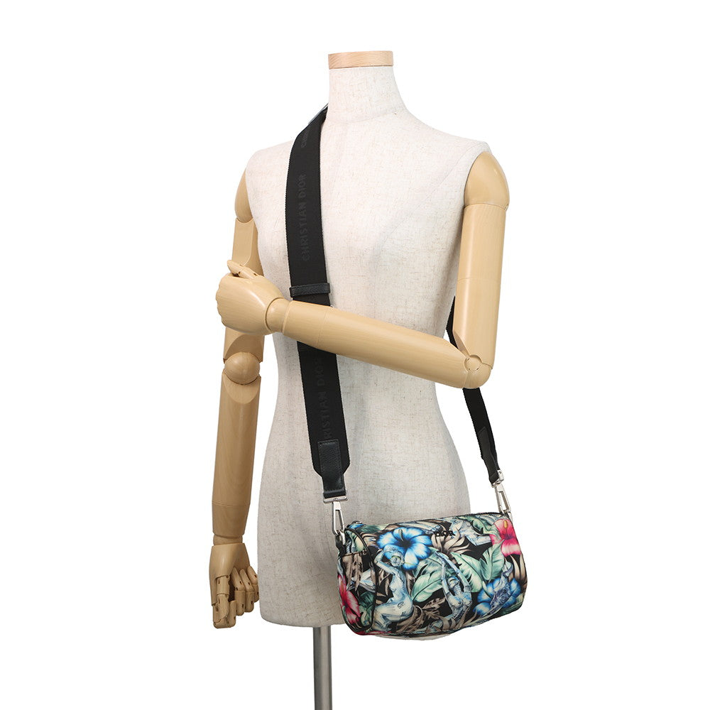 Dior Roller SORAYAMA Collaboration Shoulder Bag Black/Multicolor Nylon