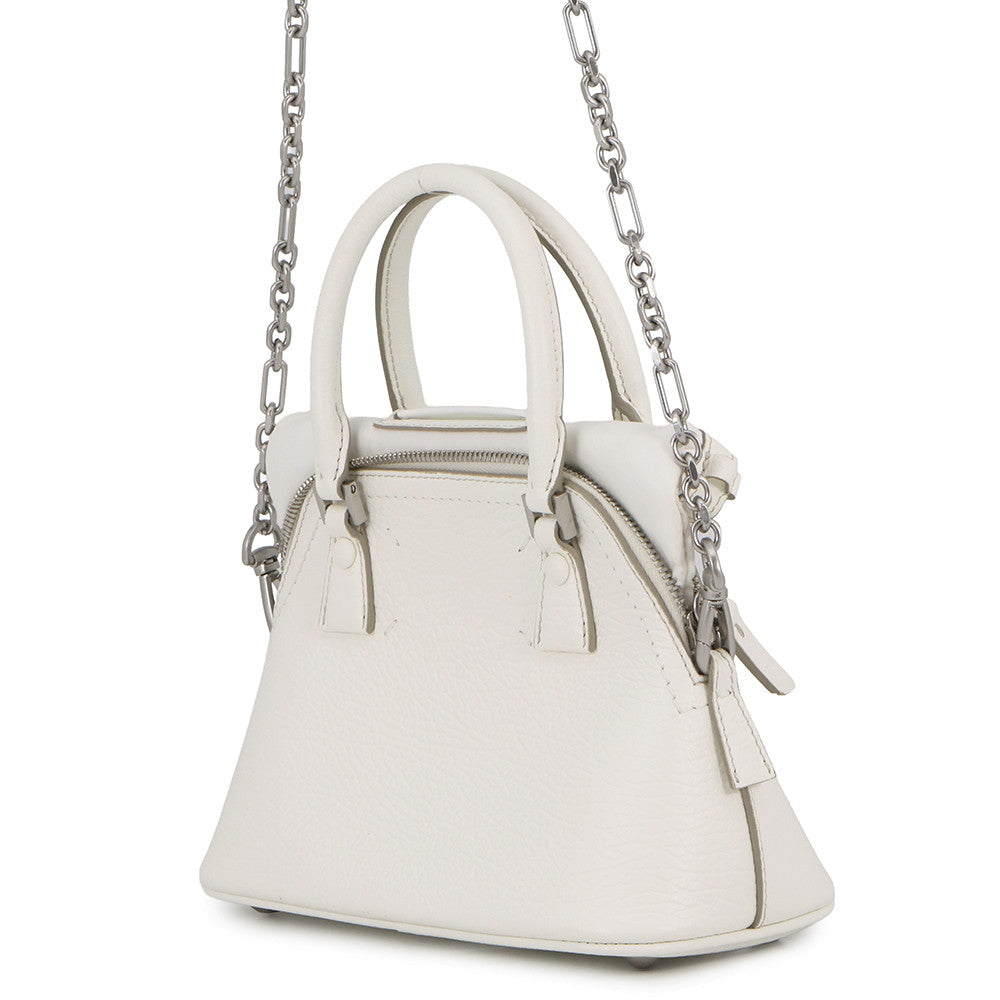 Maison Margiela Maison Margiela 5AC 2-way Bag WhiteS56WG0081P0396T1003 Leather Size micro