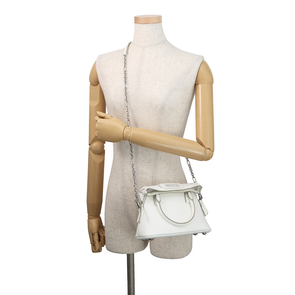 Maison Margiela Maison Margiela 5AC 2-way Bag WhiteS56WG0081P0396T1003 Leather Size micro
