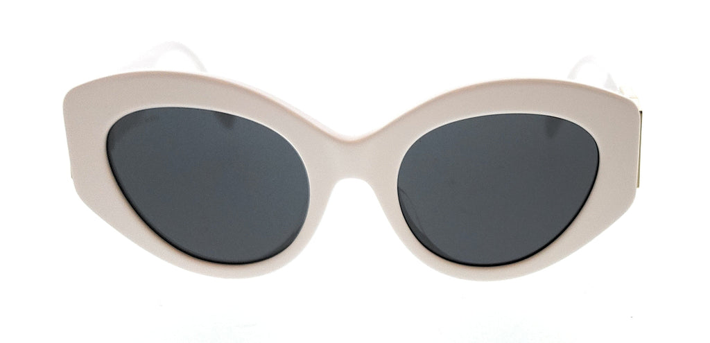 Burberry White Oval 0BE4361F 300787 Sunglasses