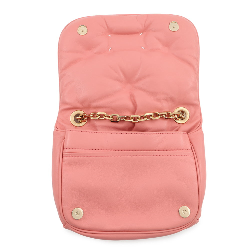Maison Margiela Maison Margiela Glam Slam Flap Chain Shoulder Bag CoralSB1WG0019P4300T4151 Leather Size Small