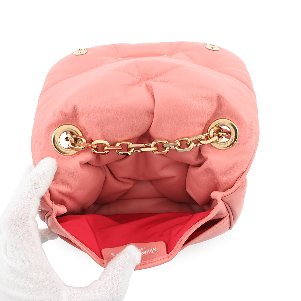 Maison Margiela Maison Margiela Glam Slam Flap Chain Shoulder Bag CoralSB1WG0019P4300T4151 Leather Size Small
