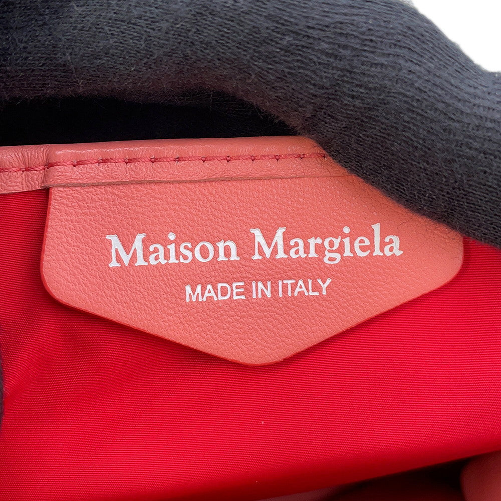 Maison Margiela Maison Margiela Glam Slam Flap Chain Shoulder Bag CoralSB1WG0019P4300T4151 Leather Size Small