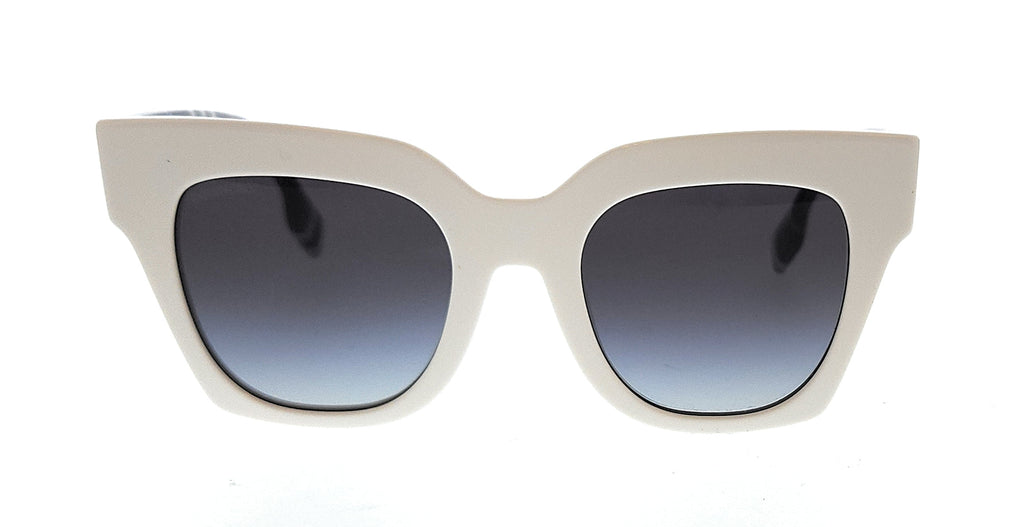 Burberry White Square 0BE4364 39958G Sunglasses