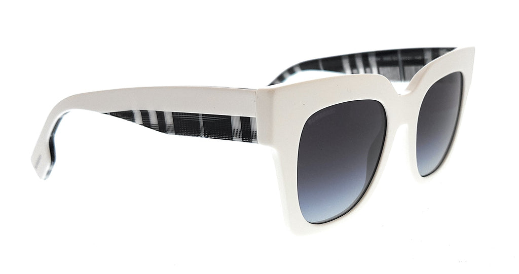 Burberry White Square 0BE4364 39958G Sunglasses