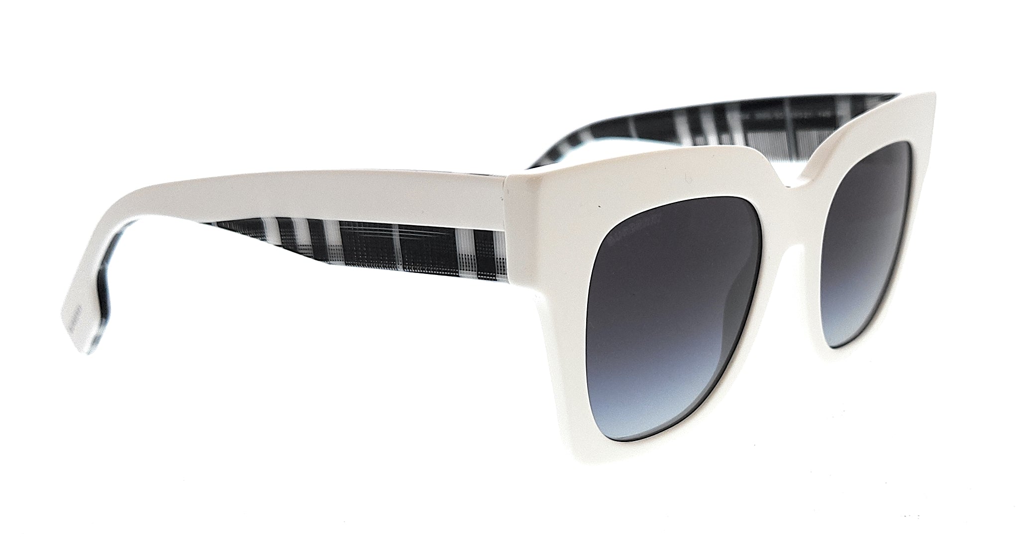 Burberry White Square 0BE4364 39958G Sunglasses