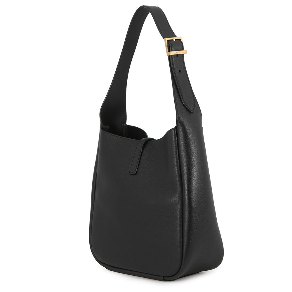 SAINT LAURENT PARIS LE 5 A Soft Shoulder Bag Black713938AAAUQ1000 Calf Leather Size Small