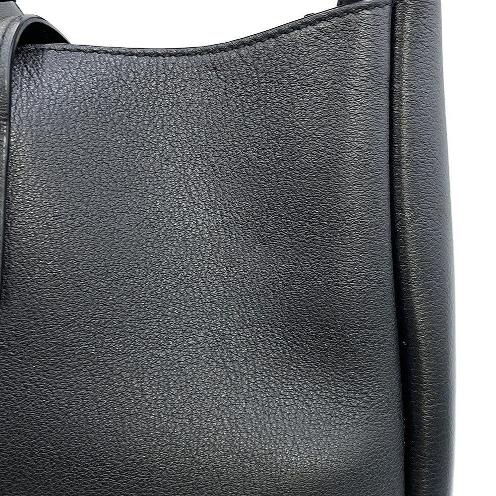 SAINT LAURENT PARIS LE 5 A Soft Shoulder Bag Black713938AAAUQ1000 Calf Leather Size Small