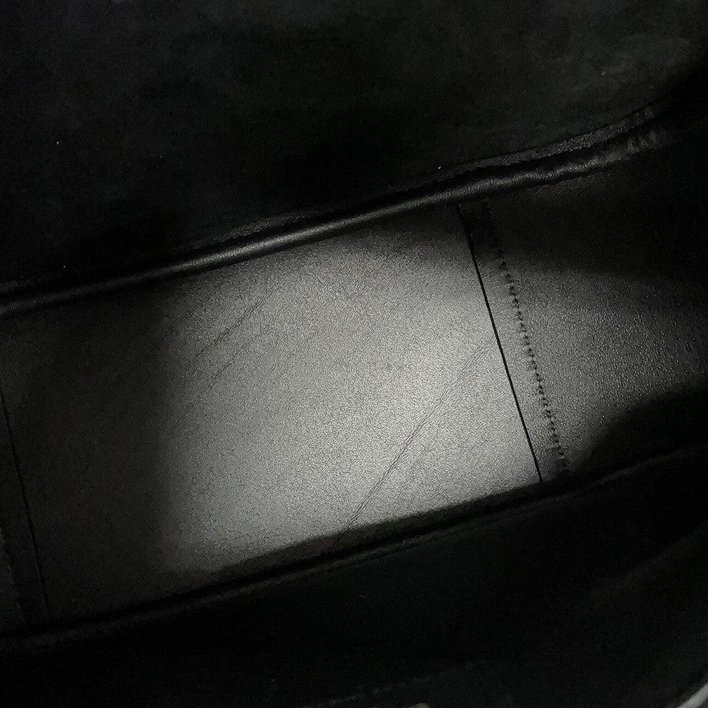 SAINT LAURENT PARIS LE 5 A Soft Shoulder Bag Black713938AAAUQ1000 Calf Leather Size Small