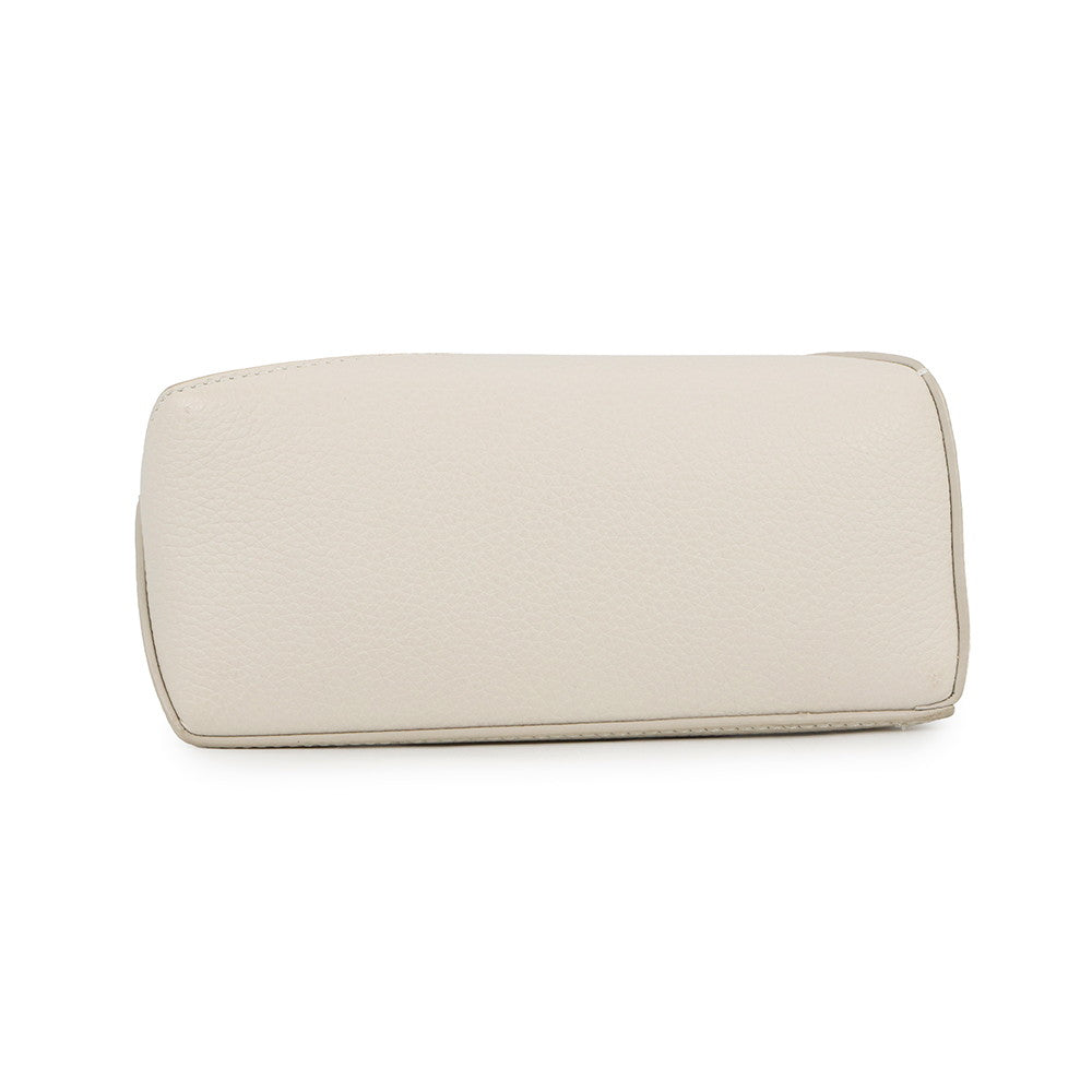 LOEWE Puzzle Mini 2WAY Bag WhiteA510P88X16 Calf Leather Size Mini