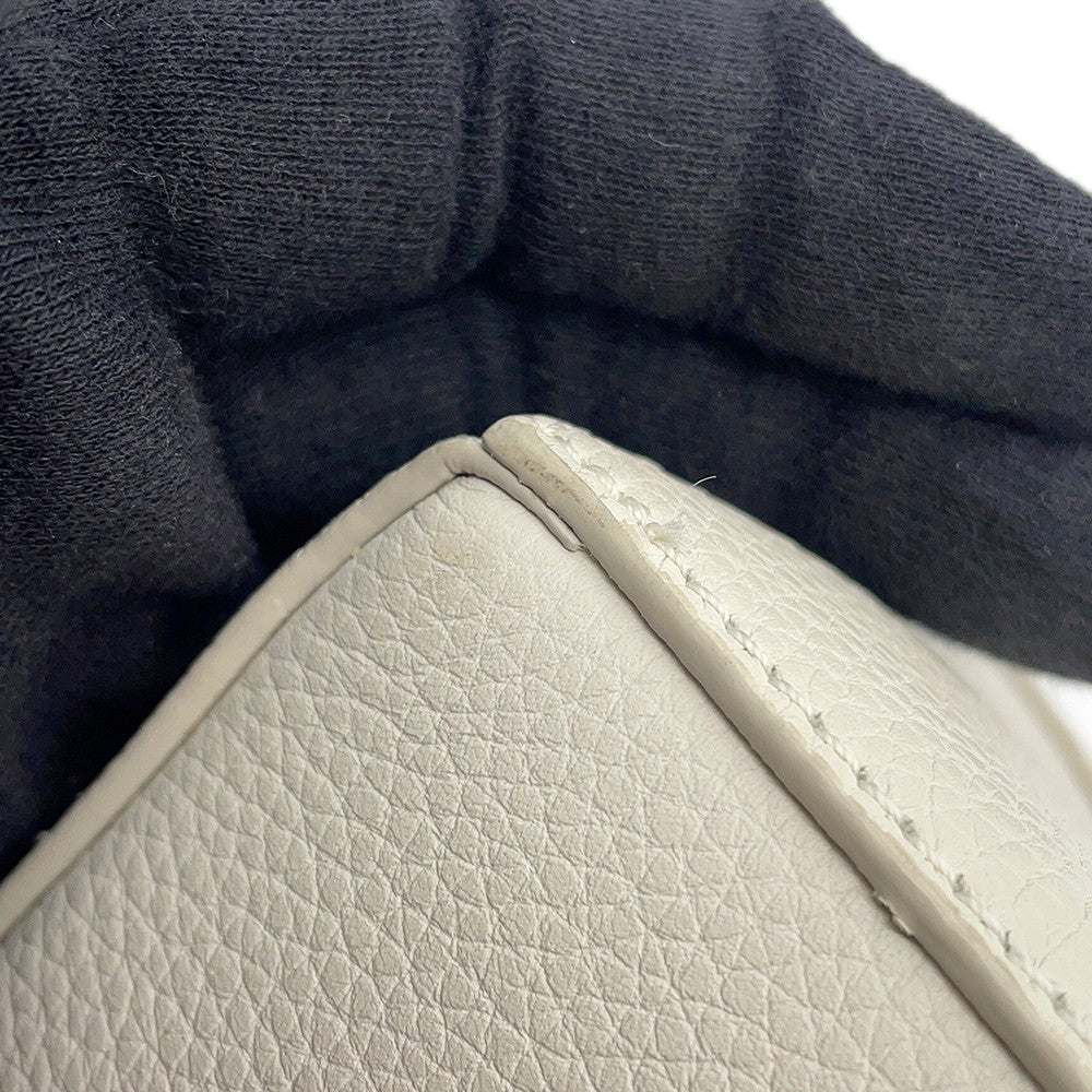 LOEWE Puzzle Mini 2WAY Bag WhiteA510P88X16 Calf Leather Size Mini