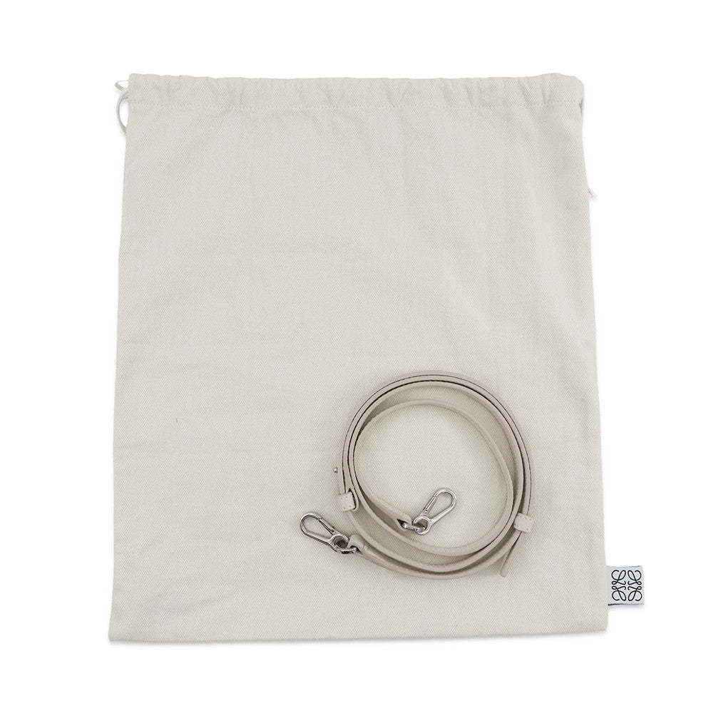 LOEWE Puzzle Mini 2WAY Bag WhiteA510P88X16 Calf Leather Size Mini