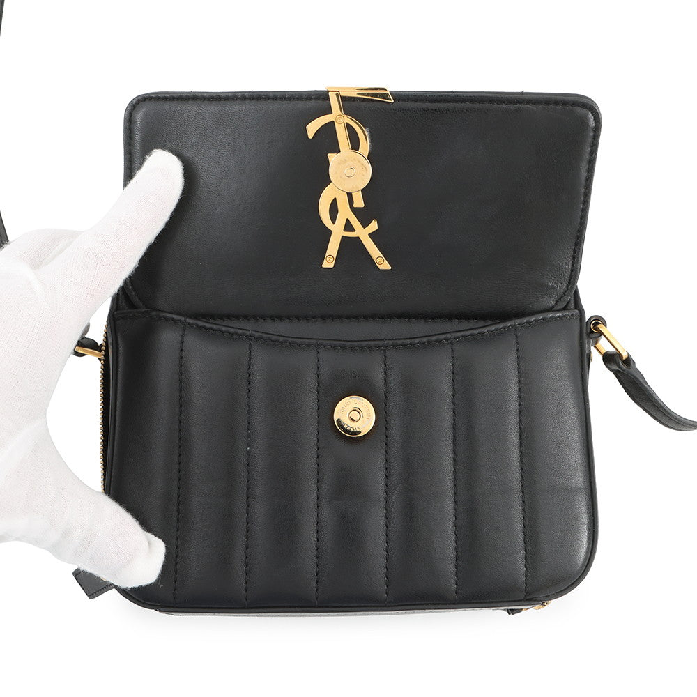 SAINT LAURENT PARIS Vicky camera bag Black5550520YD0J1000 Leather