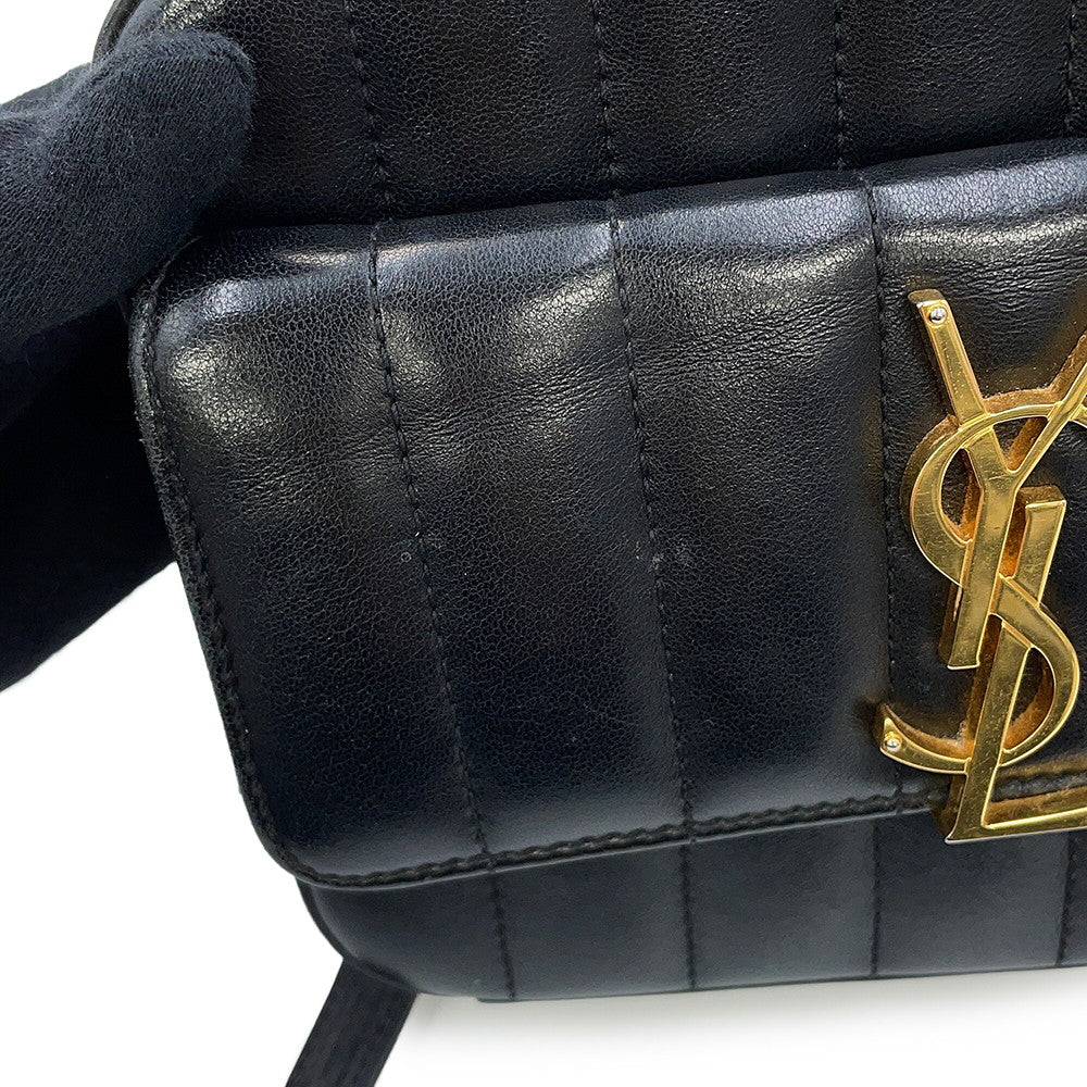 SAINT LAURENT PARIS Vicky camera bag Black5550520YD0J1000 Leather