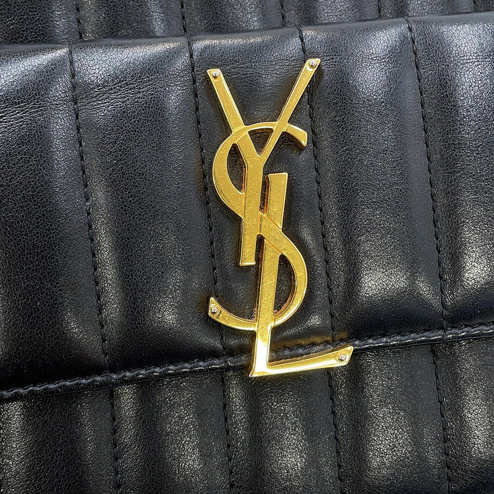 SAINT LAURENT PARIS Vicky camera bag Black5550520YD0J1000 Leather