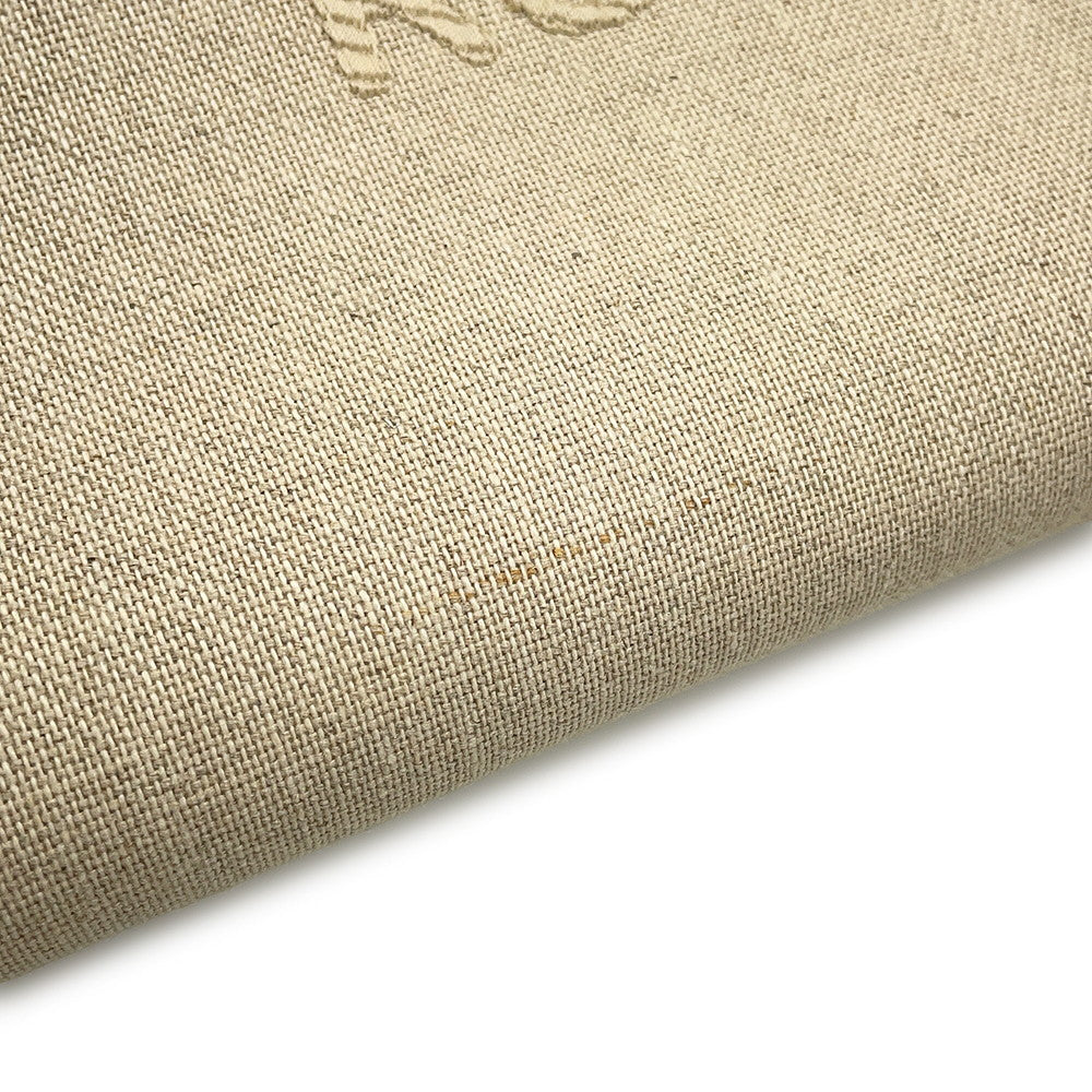 FENDI Sunshine Tote Bag Ivory/Brown8BH386 Canvas Leather Size Medium