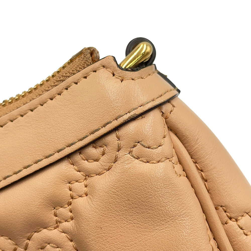 GUCCI GGMatelasse 2WAYBag Beige735049 Leather