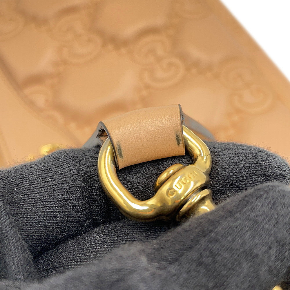 GUCCI GGMatelasse 2WAYBag Beige735049 Leather