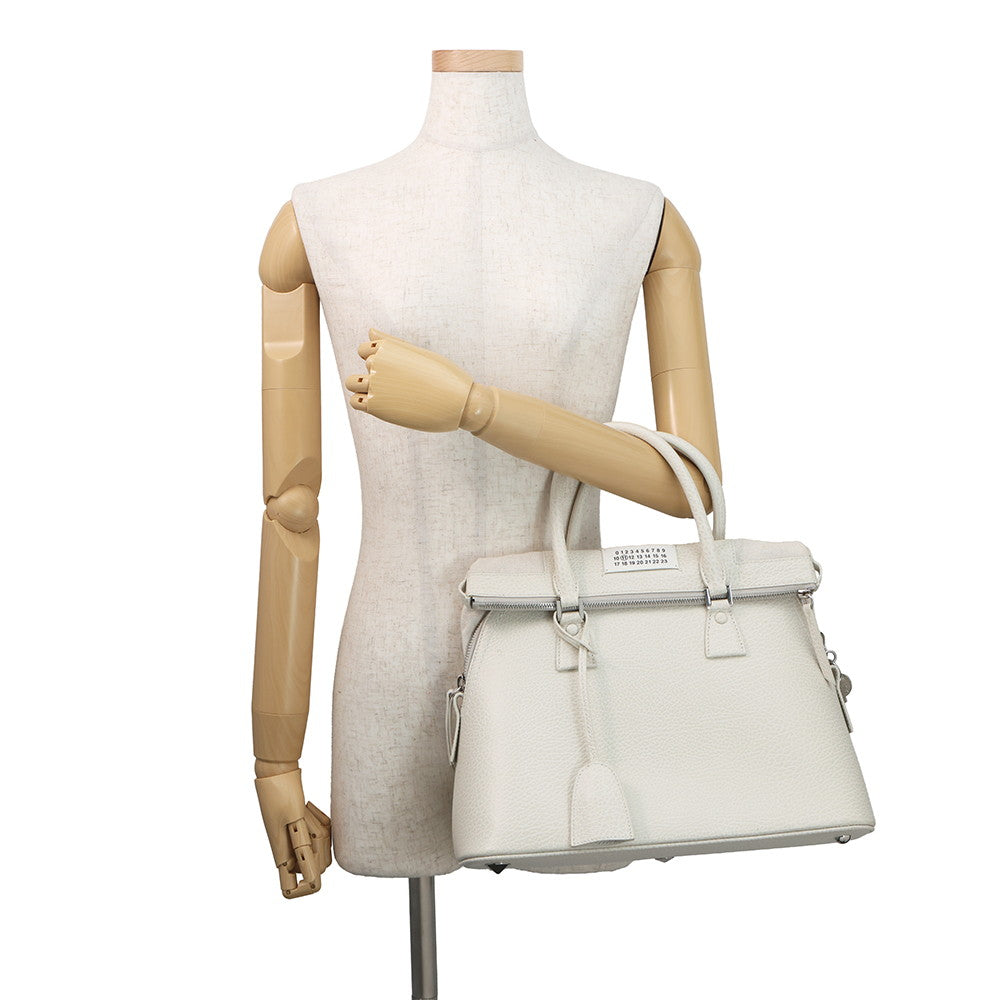 Maison Margiela Maison Margiela 5AC 2WAY Bag WhiteS56WG0093P4455H9368 Leather Canvas Size Medium