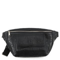 GUCCI GG embossed belt bag Black645093 Leather