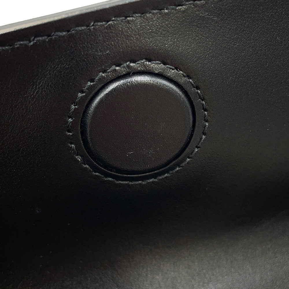 GUCCI GG embossed belt bag Black645093 Leather