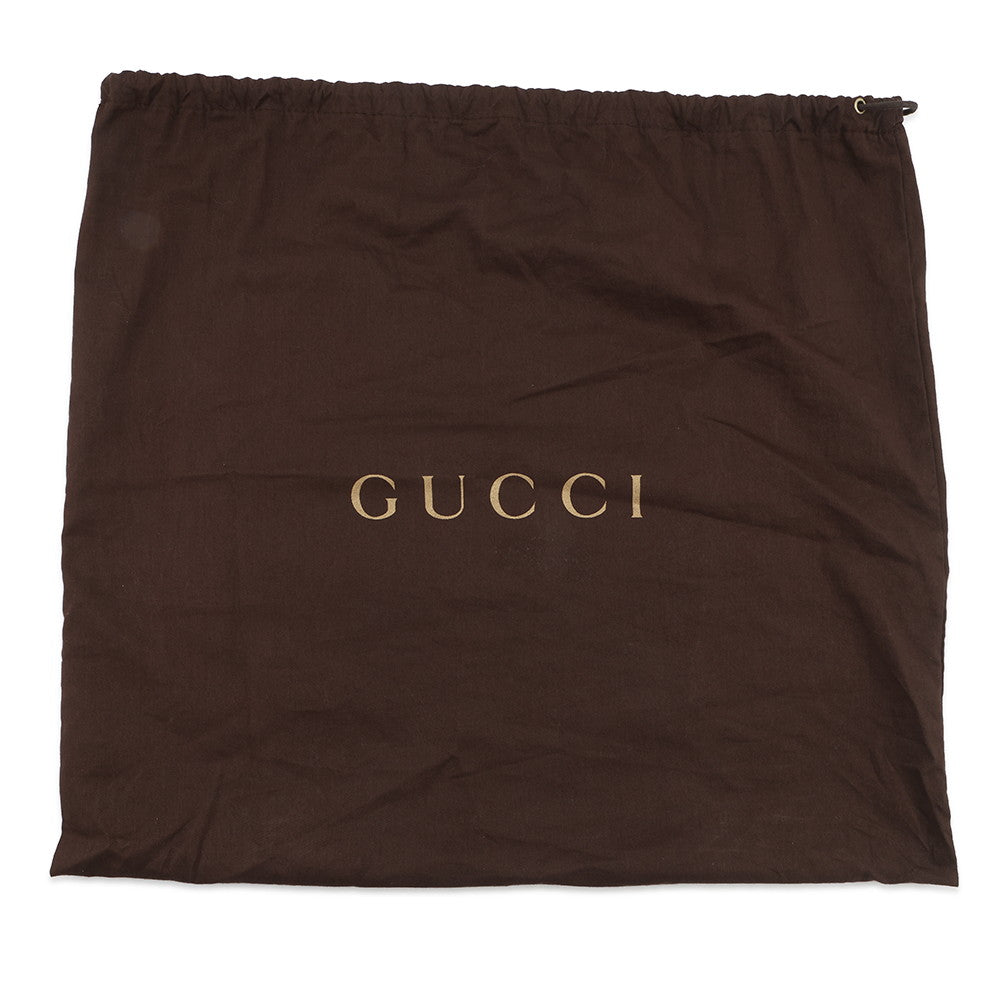 GUCCI GG embossed belt bag Black645093 Leather