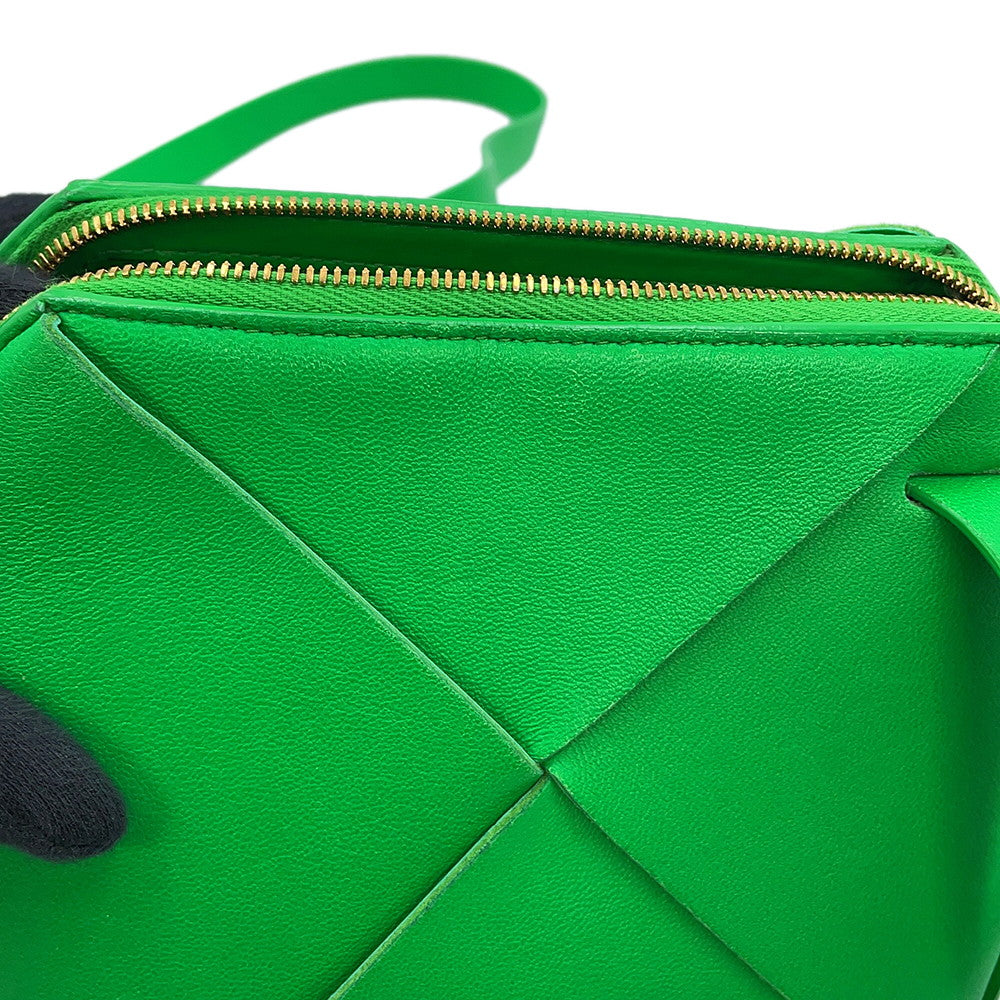 Bottega Veneta Maxi INTRECCIATO Shoulder Pouch Parakeet666693 Leather