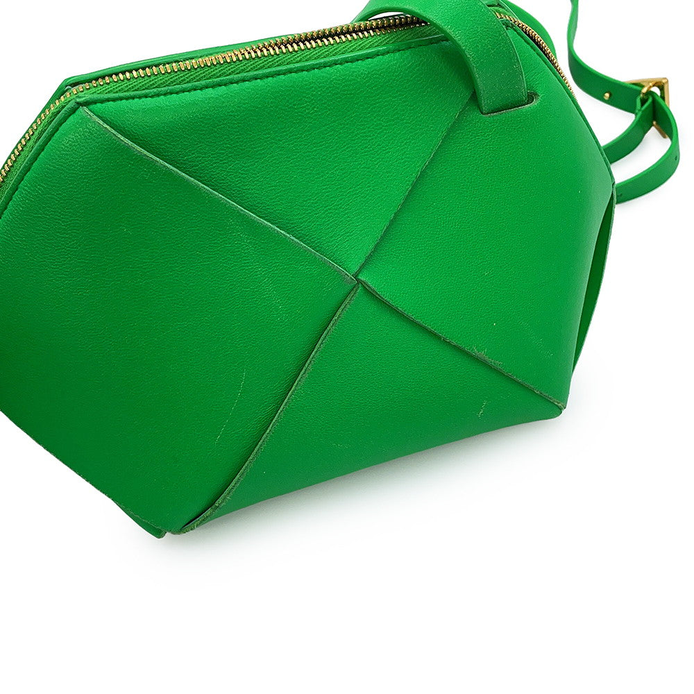Bottega Veneta Maxi INTRECCIATO Shoulder Pouch Parakeet666693 Leather