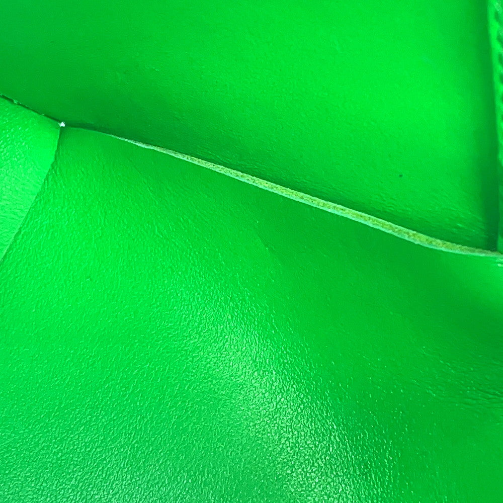 Bottega Veneta Maxi INTRECCIATO Shoulder Pouch Parakeet666693 Leather