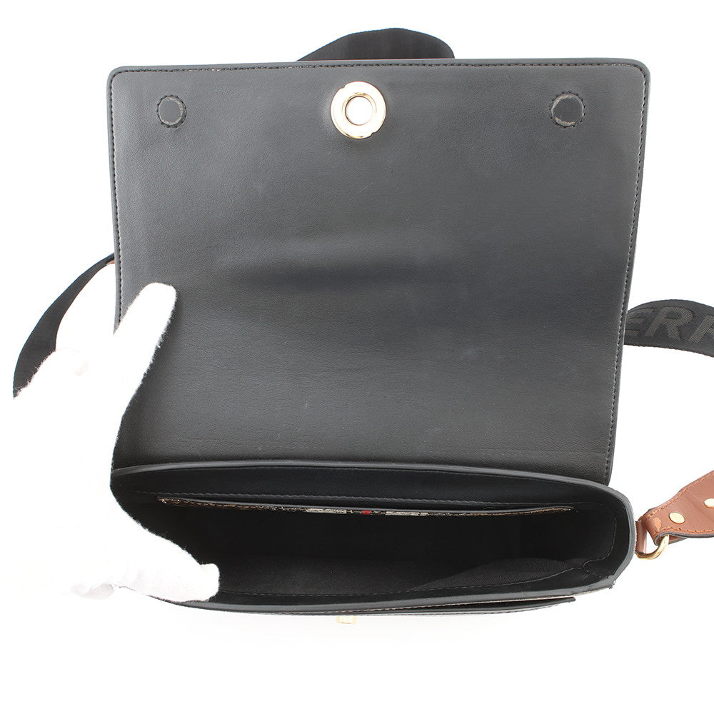 BURBERRY TBMonogram Stripe Messenger Brown/Multicolor8031748 PVC Leather