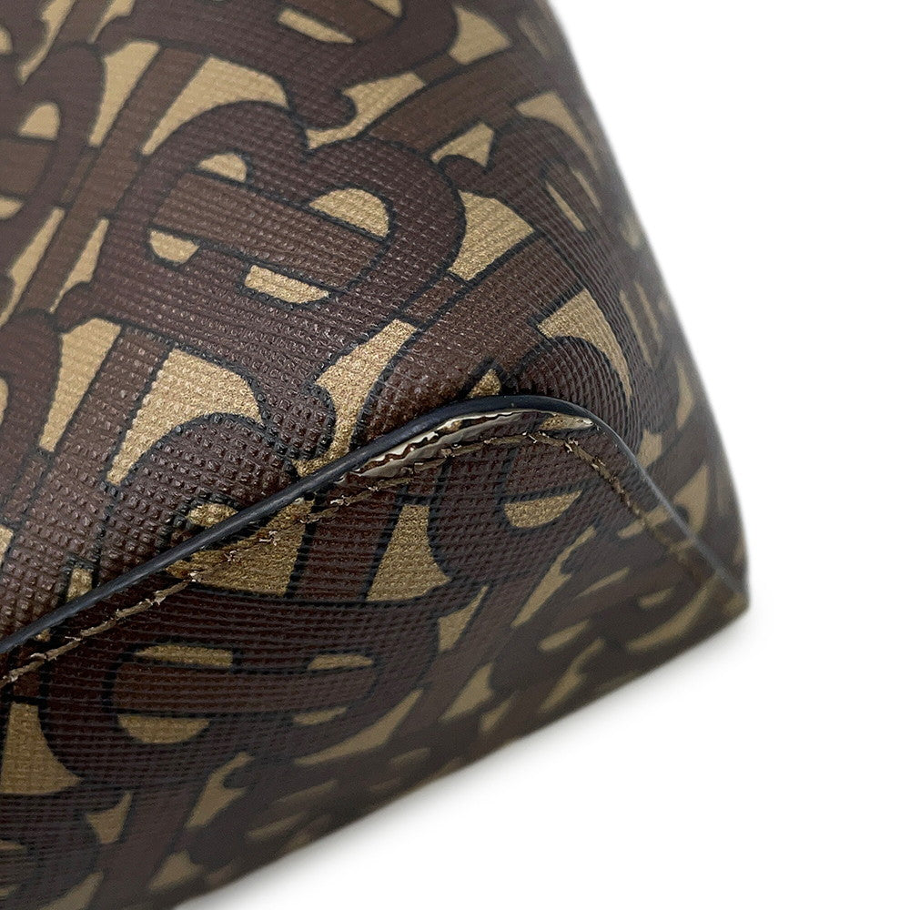 BURBERRY TBMonogram Stripe Messenger Brown/Multicolor8031748 PVC Leather